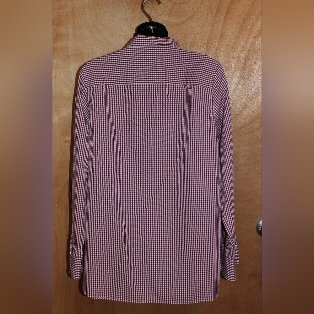 LANDS End Red Plaid Tunic - Picture 4 of 5